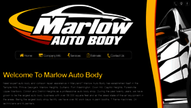 What Marlowautobody.com website looked like in 2019 (4 years ago)