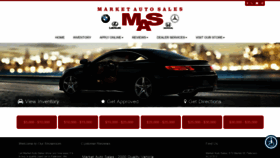 What Marketautosalesnj.com website looked like in 2019 (4 years ago)