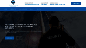 What Missionsecurity.com.au website looked like in 2019 (4 years ago)
