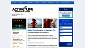 What Markhamphysiotherapist.ca website looked like in 2019 (4 years ago)