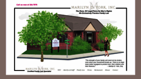 What Marilynyork.net website looked like in 2019 (4 years ago)