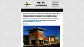 What Meyer-companies.com website looked like in 2019 (4 years ago)
