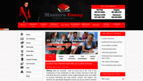 What Mastersessay.com website looked like in 2019 (4 years ago)