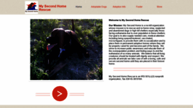 What Mysecondhomerescue.org website looked like in 2019 (4 years ago)