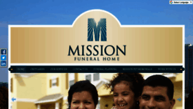 What Missionmemorials.com website looked like in 2019 (4 years ago)