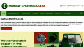 What Multicar-ersatzteile24.de website looked like in 2019 (4 years ago)