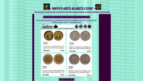 What Monnaies-rares.com website looked like in 2019 (4 years ago)