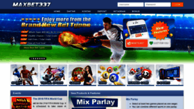 What Maxbet337.com website looked like in 2019 (4 years ago)