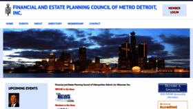 What Metrodetroitfepc.org website looked like in 2019 (4 years ago)