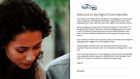 What Myrightchoicebenefits.com website looked like in 2019 (4 years ago)