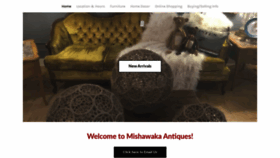 What Mishawakaantiques.com website looked like in 2019 (4 years ago)