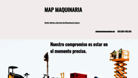 What Mapmaquinaria.com website looked like in 2019 (4 years ago)