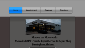 What Momentummotorworks.com website looked like in 2019 (4 years ago)