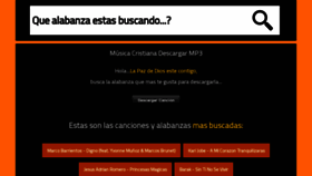 What Mp3cristianos.net website looked like in 2019 (4 years ago)