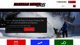 What Markhammower.com website looked like in 2019 (4 years ago)