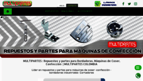 What Multipartescolombia.com website looked like in 2019 (4 years ago)