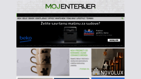 What Mojenterijer.rs website looked like in 2019 (4 years ago)