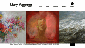 What Marywoernerfinearts.com website looked like in 2019 (4 years ago)