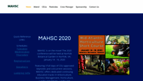 What Mahsc.org website looked like in 2019 (4 years ago)