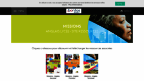 What Missions.editions-bordas.fr website looked like in 2019 (4 years ago)