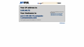 What Myip.is website looked like in 2019 (4 years ago)