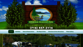 What Mountainmeadowspark.com website looked like in 2019 (4 years ago)