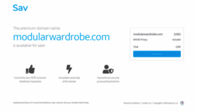 What Modularwardrobe.com website looked like in 2019 (4 years ago)