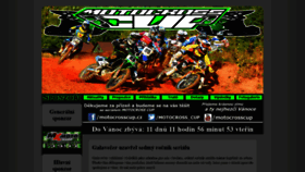 What Motocrosscup.cz website looked like in 2019 (4 years ago)