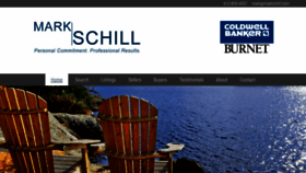 What Markschill.com website looked like in 2019 (4 years ago)