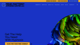 What Mindmattershypnosis.com website looked like in 2019 (4 years ago)