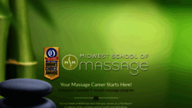 What Midwestschoolofmassage.net website looked like in 2019 (4 years ago)