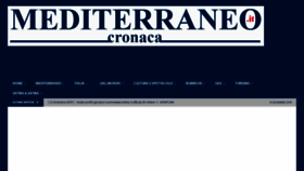 What Mediterraneocronaca.it website looked like in 2019 (4 years ago)