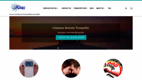 What Ministryoftherapy.com website looked like in 2019 (4 years ago)