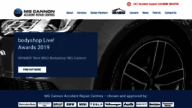 What Mgcannon.com website looked like in 2019 (4 years ago)