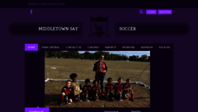 What Middletownyouthsoccerohio.com website looked like in 2019 (6 years ago)