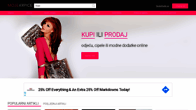 What Mojekrpice.hr website looked like in 2019 (5 years ago)