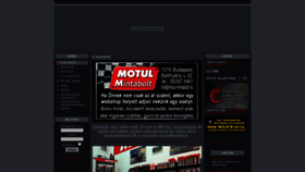 What Motul-mintabolt.hu website looked like in 2019 (4 years ago)