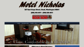 What Motelnicholas.com website looked like in 2019 (4 years ago)