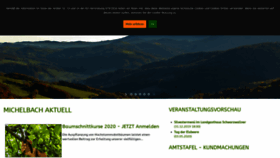 What Michelbach.gv.at website looked like in 2019 (4 years ago)