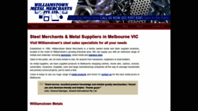 What Metalstore.com.au website looked like in 2019 (4 years ago)