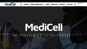 What Medicellcr.com website looked like in 2019 (4 years ago)
