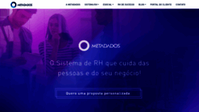 What Metadados.com.br website looked like in 2019 (4 years ago)