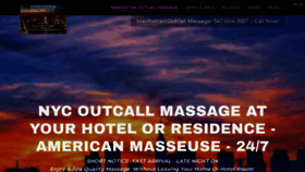 What Manhattanoutcallmassages.com website looked like in 2019 (4 years ago)