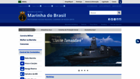 What Marinha.mil.br website looked like in 2019 (4 years ago)