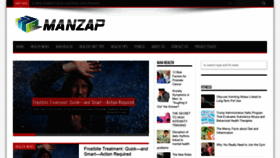 What Manzap.com website looked like in 2019 (4 years ago)