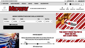 What Midwaychevybuickgmc.com website looked like in 2019 (4 years ago)