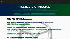 What Mazdatweaks.com website looked like in 2019 (5 years ago)