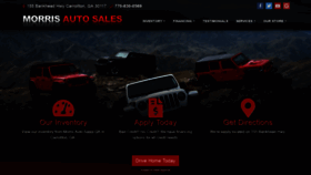 What Morrisautosalesinc.net website looked like in 2019 (4 years ago)