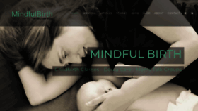 What Mindfulbirthny.com website looked like in 2019 (4 years ago)