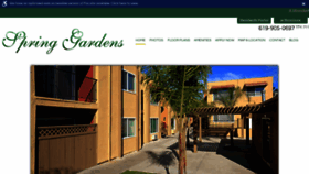 What Myspringgardens.com website looked like in 2019 (4 years ago)